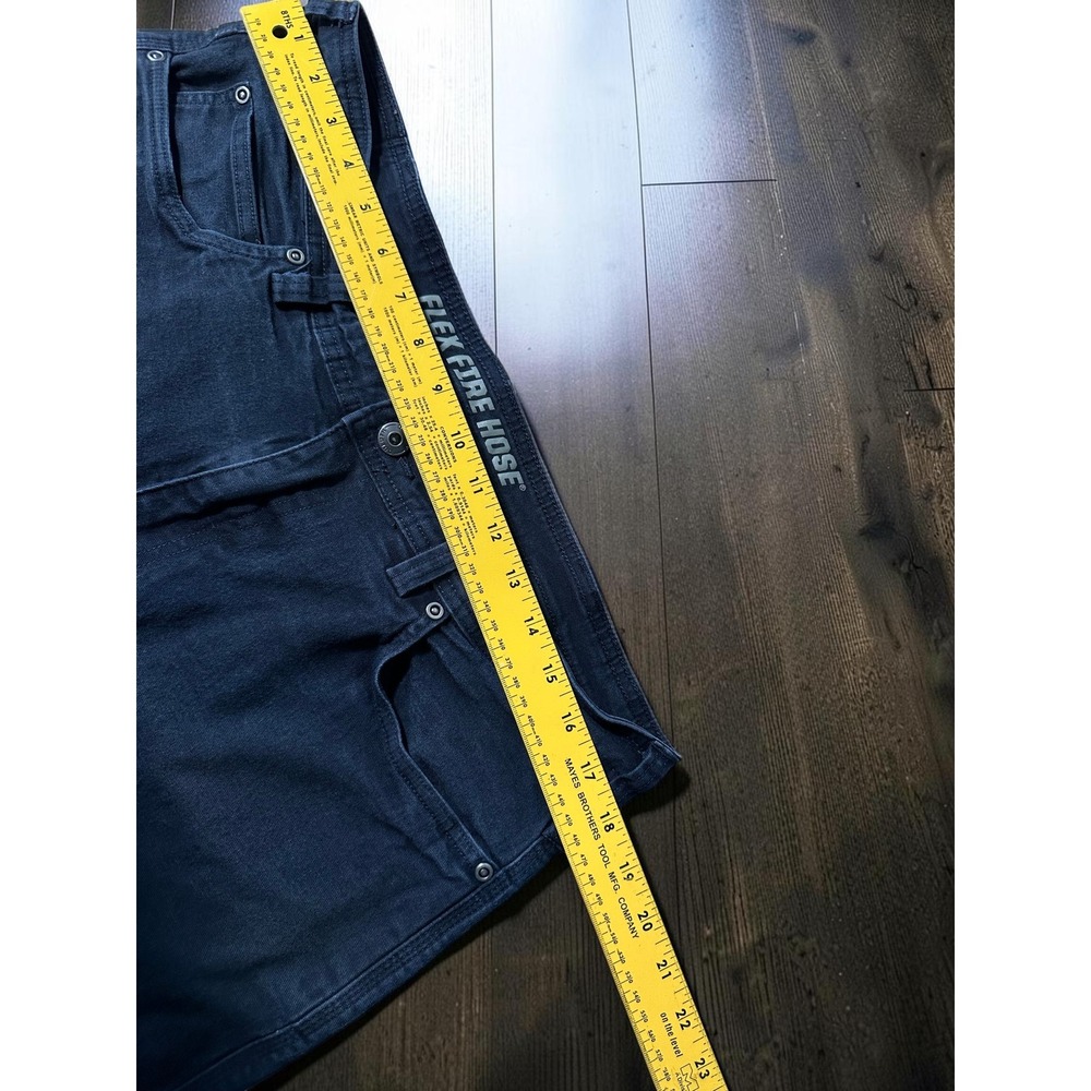 Duluth Trading Co Flex Fire Hose Relaxed Fit Work Pants Black Mens 36x30 - Picture 4 of 7